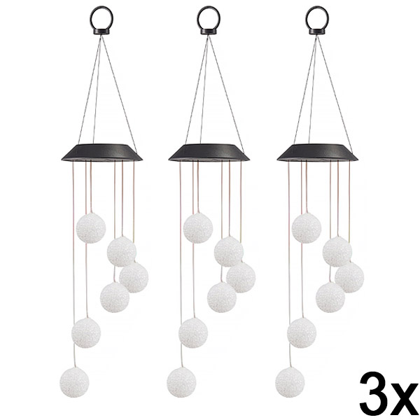 3x Solarna LED visilica | AURAWIND