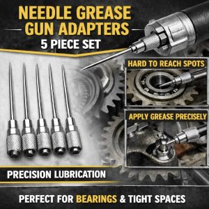 Adapter za mazalicu s iglastim nastavkom (set od 5 komada) | GREASRA
