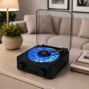 Retro 3-u-1 projektor oceanskih valova, Bluetooth zvučnik i LED ambijentalno svjetlo | VIVAPLAY